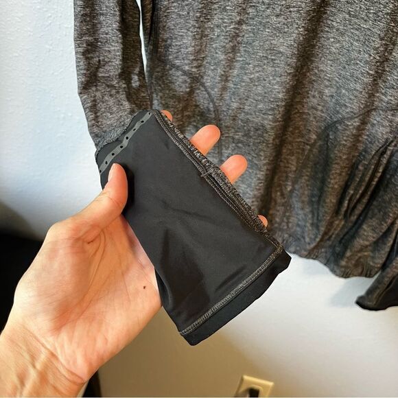 Lululemon Marled Gray Half Zip Pullover - Picture 7 of 9